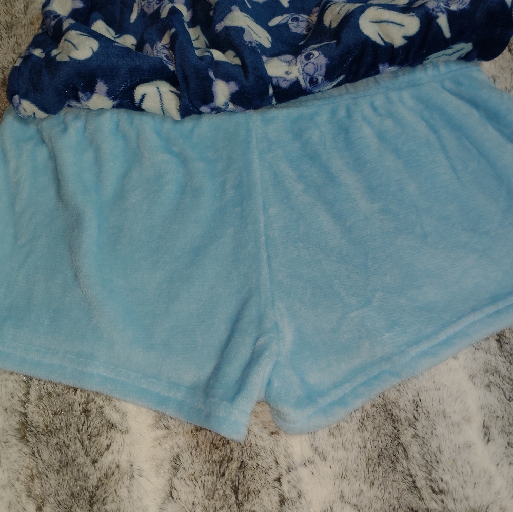 Disney Women's Stitch Minky Sleep Shorts - Picture 5 of 8